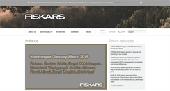 Desktop Screenshot of fiskarsgroup.com